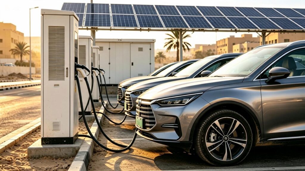 "storage-first, vehicle-second" export model